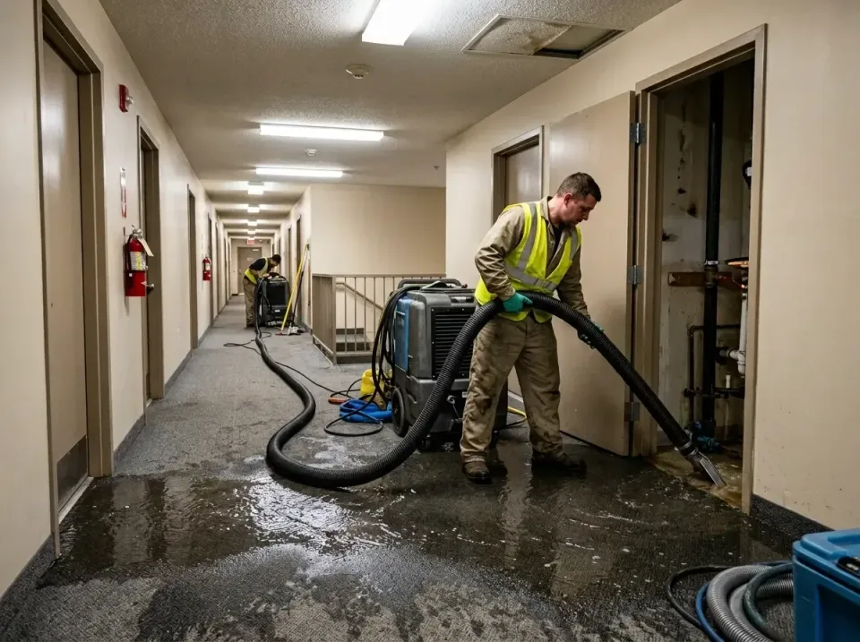 multi-unit-apartment-hallway-f-005 — frequently asked questions, Emergency Burst Pipe Water Extraction & Removal in Templeto…